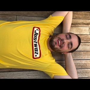 Yellow "Justwoz" T-Shirt